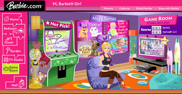 Barbie.com by Agnes Chan at Coroflot.com