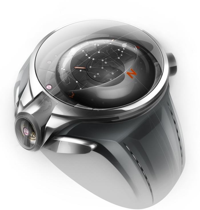 Space watch design by Thierry FISCHER at