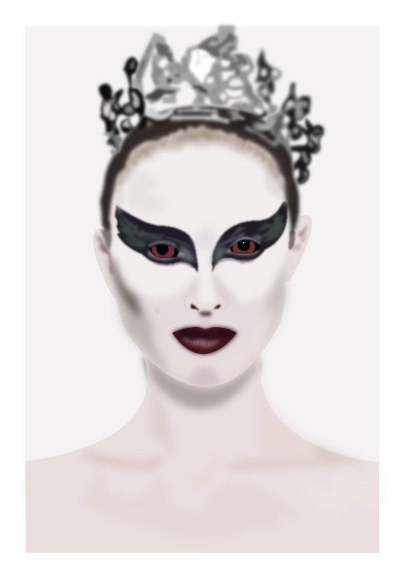 black swan illustration. MeLikey