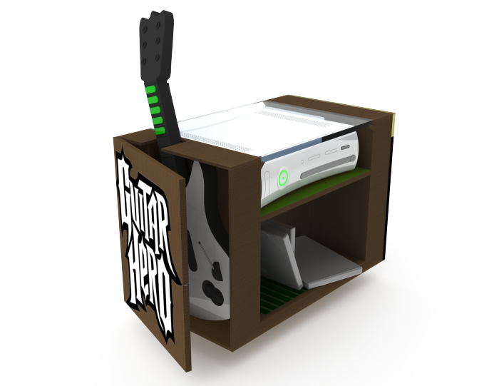 Xbox 360 Storage Unit by Sam Wilkinson at