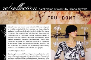 Exhibition opens: Jan 22nd at the Polish Mission, Orchard Lake MI 48324
