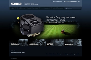 Kohler Engines website (kohlerengines.com)