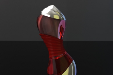 Fragance bottle - final option render