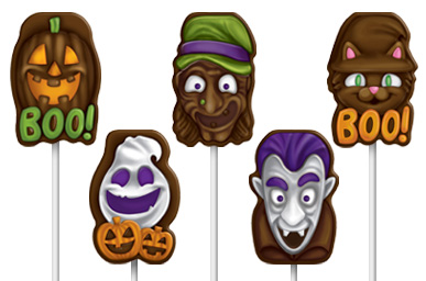 Halloween Chocolate Pops
