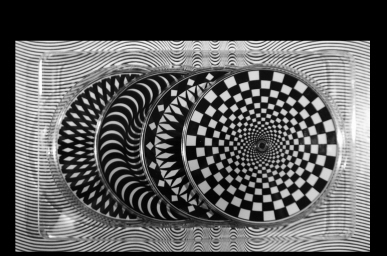2011 - B&W Moire Coasters Available @ Kikkerland Design