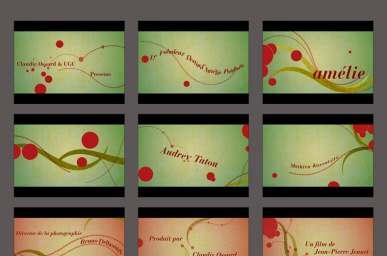 Amelie Flash Titles - Flash Excercise
