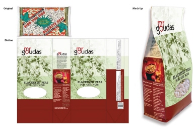 Mr Goudas Redesign Photos + Dieline