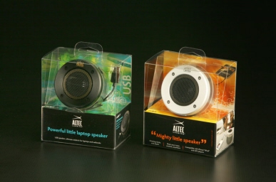 Altec Lansing: Orbit speaker packaging