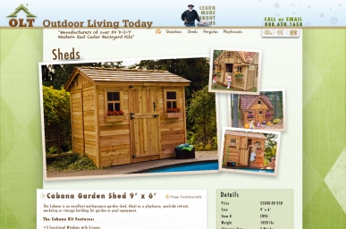Outdoor Living Today Product Page