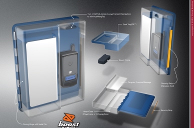 Secure Packaging Concept Rendering - Boost Mobile