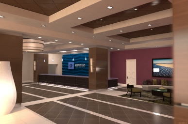Lobby - Wyndham Desert Blue Resort, Las Vegas