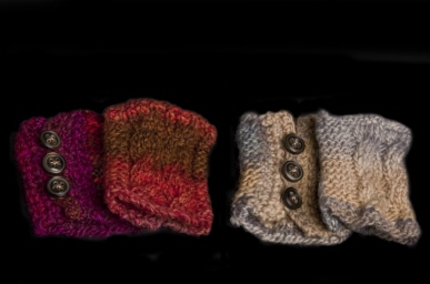Cable Knit Wrist Warmers