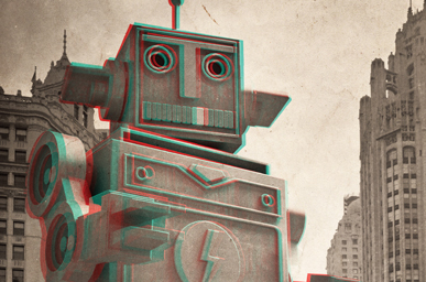 The Robot: Industria Digital self-promo poster