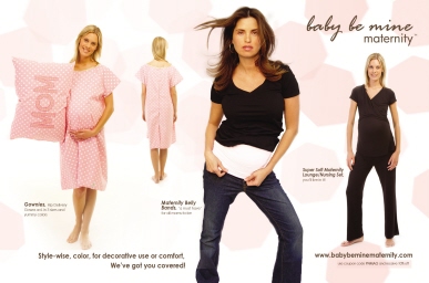 Print Ad for Baby Be Mine Maternity