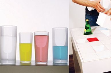 cheap cocktail + Cube table 