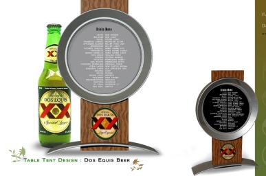 Table Tent : Dos Equis