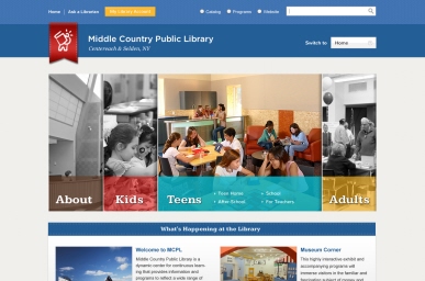 Middle Country Public Library Website