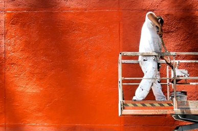 Wall of Orange