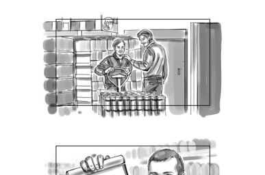 LIDL TV commercial storyboard
