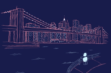 Brooklyn Bridge Panda