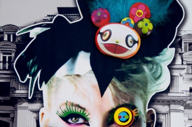 Handmade Fashion Illustration - Mixed Media - No.2 - Takashi Murakami for Louis Vuitton