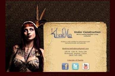 Khalima Dance Website