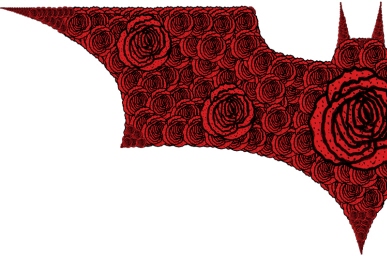 Bat Roses Logo