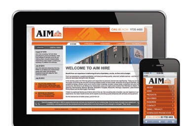 AIM Hire iPad/iPhone versions