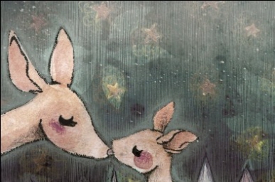Christmas Greeting Card - Deers