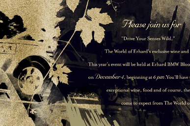 Erhard BMW Invitation