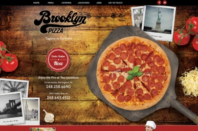 Concept for Brooklyn Pizza