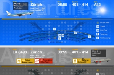 Airport Lounge Display