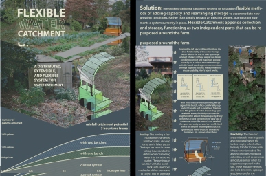 Speculative Design for Agriculture- Water Catchment: Final Poster