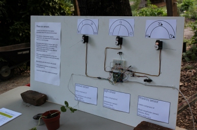 Teaching Tools Sensing and Robotics- Sensor Display (v2)