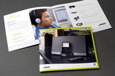 Art Director, Amex Rewards Bose booklet