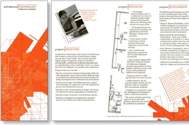 architecture technology recruitment brochure