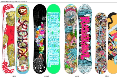 Rossignol Snowboards 2011 x KENNYBANZAI