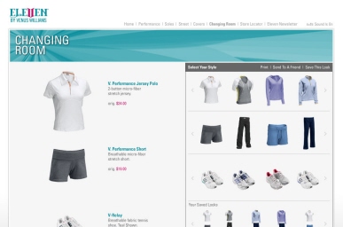 Eleven by Venus Williams Microsite