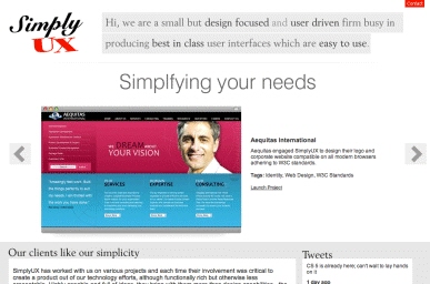 Web Design for a UX Design Agency