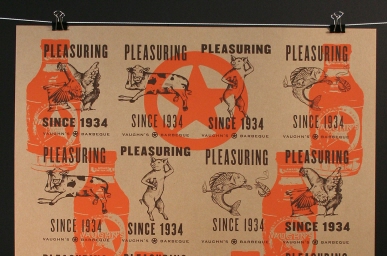 Vaughn's BBQ Poster