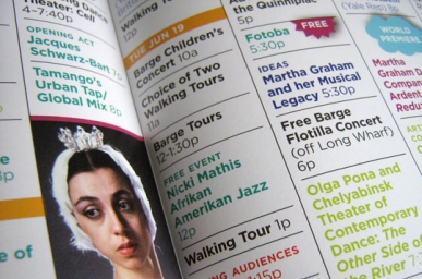 International Festival of Arts & Ideas Calendar
