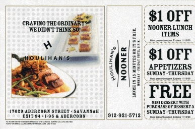 Houlihans Money Mailer