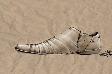 Loafer on Kraft Paper
