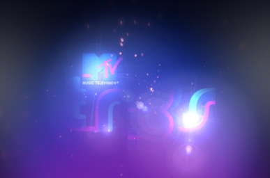 MTV Tr3s logo animation. Cinema 4D and After Effects composite.