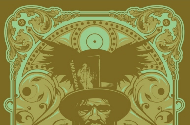 Vintage Vinyl T-shirt Design