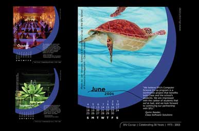 Simon Fraser University Co-operative Education Department - Promotional Calendar
