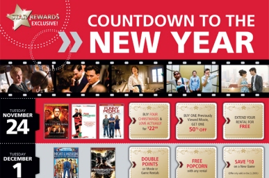 Rogers Plus Movie Countdown Calendar