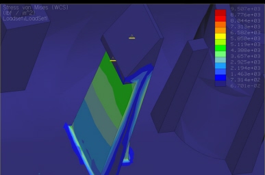 Stress Plot - Top Cover Snap