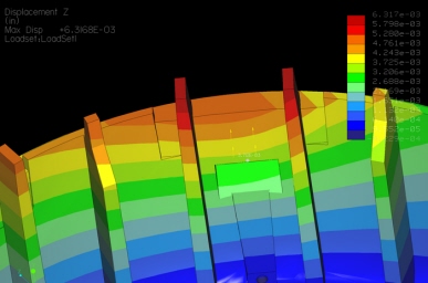 Displacement Plot - Bottom Cover