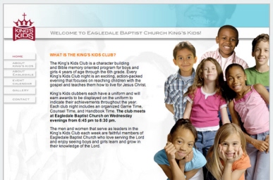 King's Kids Website Design